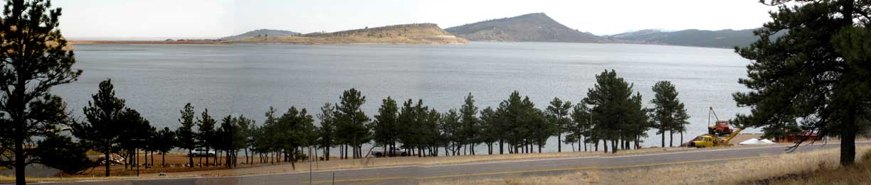 Carter Lake viewed from the North Shore